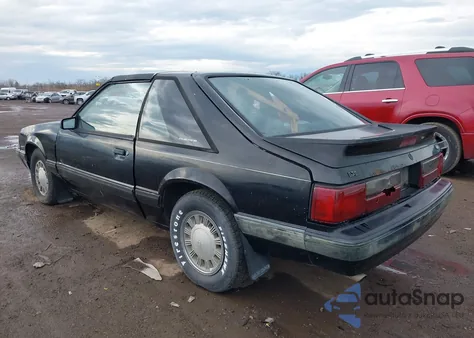 1987 Ford Mustang Lx из США, поврежденный, VIN 1FABP41A7HF187092